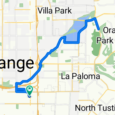 North Tustin Avenue 2480, Santa Ana to North Tustin Avenue 2480, Santa Ana