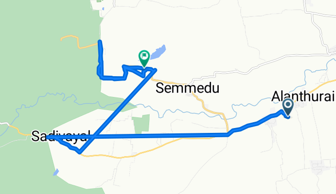 Unnamed Road, Alanthurai to Poondi Road, Ikkaraibooluvampatti