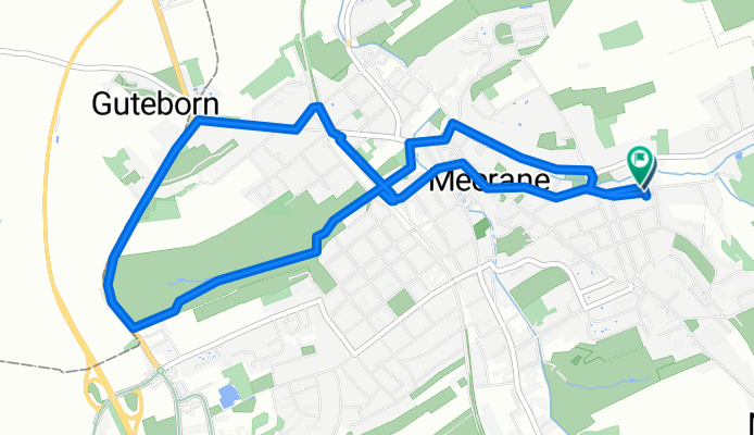 Talstraße 38, Meerane nach Talstraße 47, Meerane