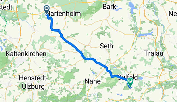 Birkenweg 1, Hasenmoor nach Petersfelde 3, Sülfeld