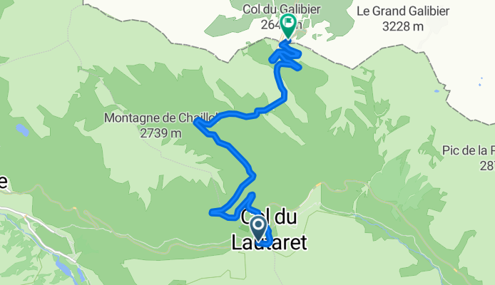 Col de Lautaret - Col du Galibier