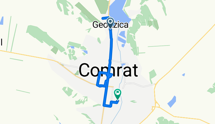 От улица Ленина, Comrat до улица Кирова, Comrat