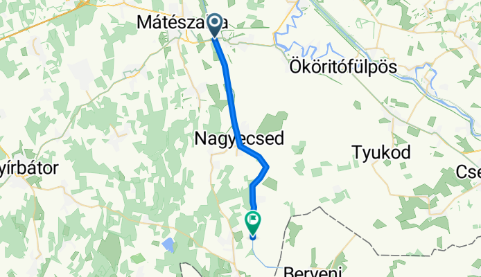Kocsord-Kraszna- Országhatár