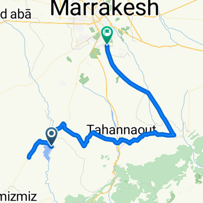 P2024, Aguergour to Route d'Ourika, Marrakesh
