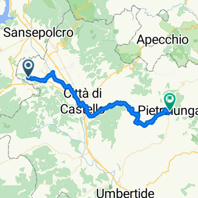 Da Corso Garibaldi 2, Citerna a Via G. Marconi 3, Pietralunga