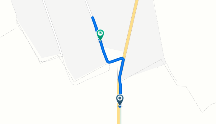 Route to Gárdonyi Géza utca 45., Nyírjákó