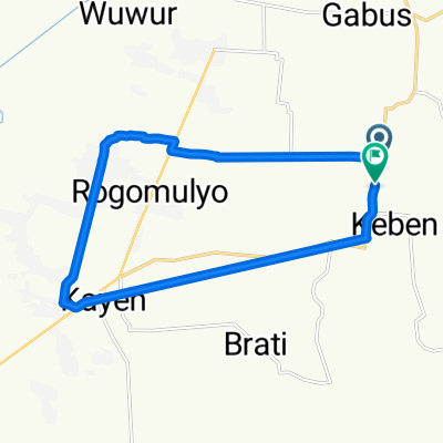 Jalan Kedalingan - Karaban 1, Tambakromo to Jalan Gabus-Tambakromo