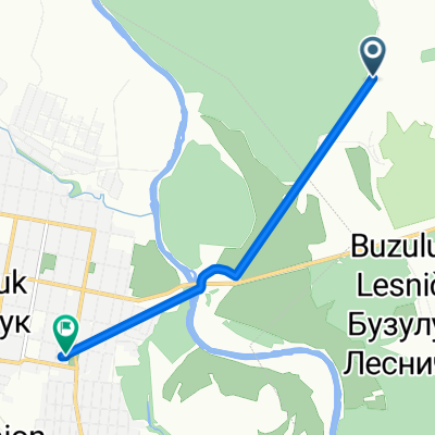 Маршрут в Октябрьская улица, 6, Бузулук