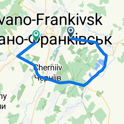 Ів.-Франківськ - Марківці - Чукалівка - Драгомирчани - Ів.-Франківськ