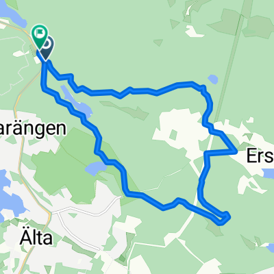 Sandasjön runt, och lite till