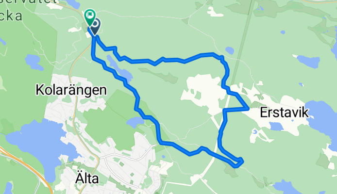 Sandasjön runt, och lite till