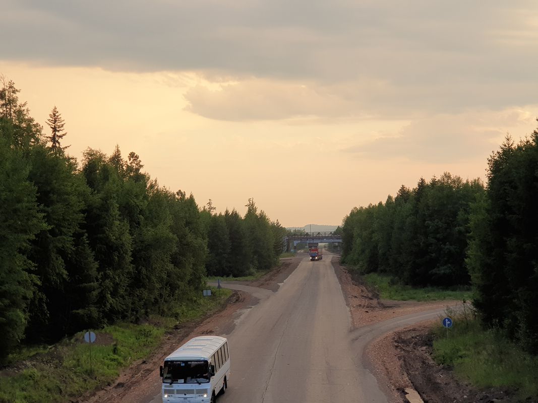 Promyshlennoye Shosse, Ust-Ilimsk to Ulitsa Entuziastov 1, Ust-Ilimsk