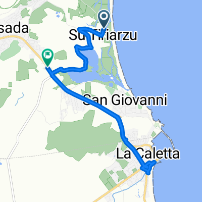 Unnamed Road, Posada nach Via Antonio Gramsci 212, Posada