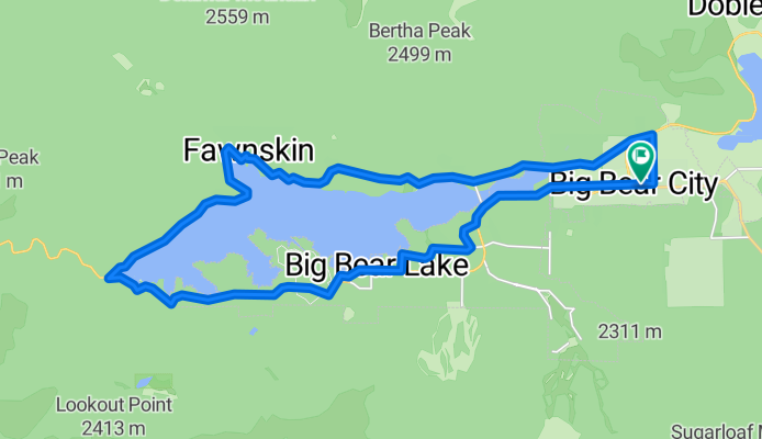 East Country Club Boulevard 217, Big Bear to East Country Club Boulevard 212, Big Bear