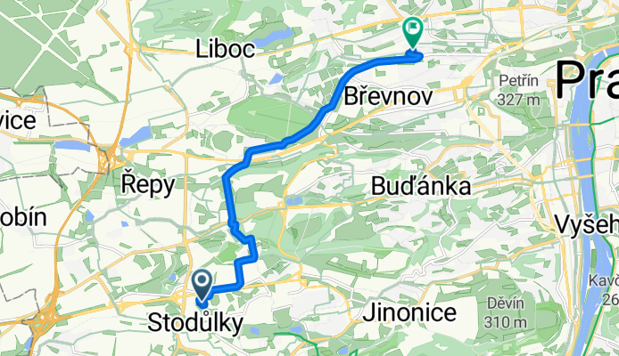 cesta s kocianky do stresovic