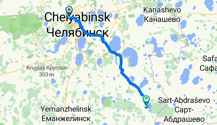 маршрут с улица Куйбышева, 65А, Челябинск