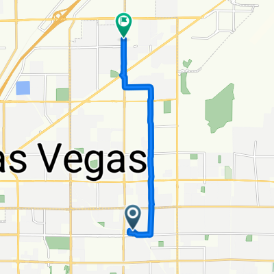 Route to 4105 N Lamb Blvd, Las Vegas