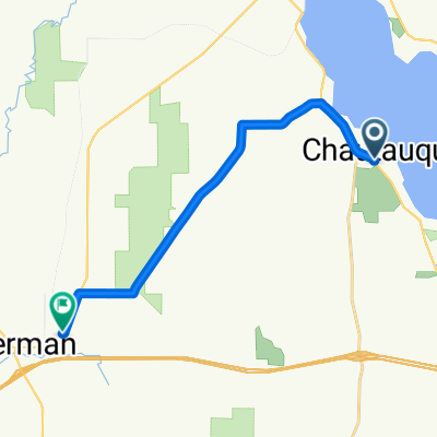 66 Crescent Ave, Chautauqua to 8010–8020 Park Street Ext, Sherman