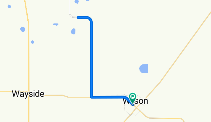 1550–1598 13th St, Wilson to 1301 Green Ave, Wilson