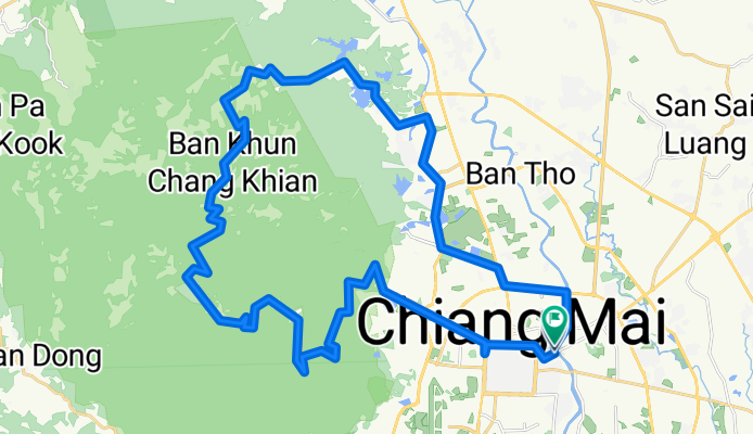 Doi Suthep - Doi Pui - Chiang Mai loop