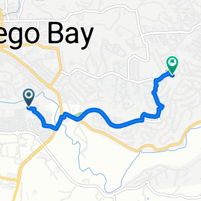 Breadfruit Road, Montego Bay to Carnation Boulevard, Montego Bay