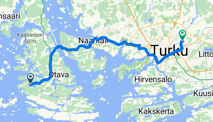 Haapalan saaristotie 155–175, Poikko to Frantsinkatu 4, Turku