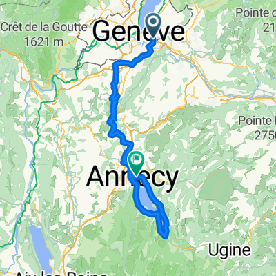 Genève - Annecy (tour du lac) - Genève