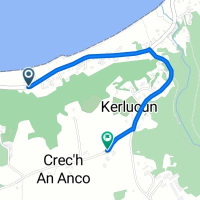 Route de Nantouar 35, Louannec nach Route de Kerlucun 12, Louannec