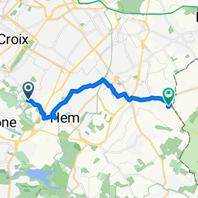 De 1 Allée des Deux Lions, Croix à 62 Rue de la Festingue, Toufflers