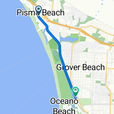 861 S Dolliver St, Pismo Beach to 1162 Pacific Blvd, Oceano