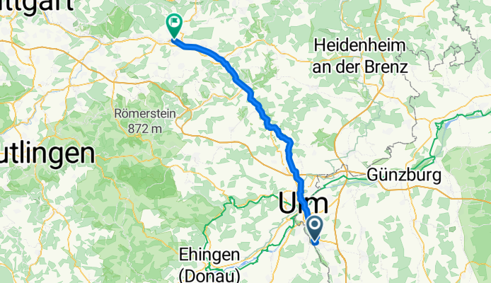 Parkstraße 66, Senden nach Obere Wasenstraße 44, Göppingen