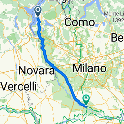 Monvalle, Varese, Italien bis Pavia