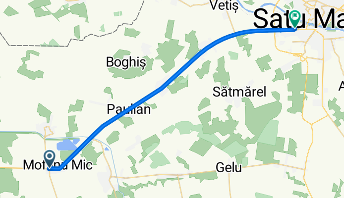 E671 422, Moftinu Mic to Strada Gellért Sándor 18, Satu Mare