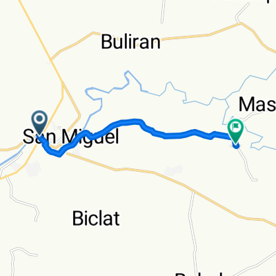 Rizal Street, San Miguel to Balaong Road, San Miguel