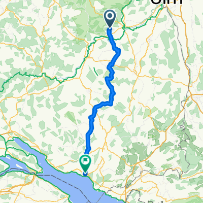 Espenlau 3, Ehingen (Donau) nach Holunderweg 32, Friedrichshafen