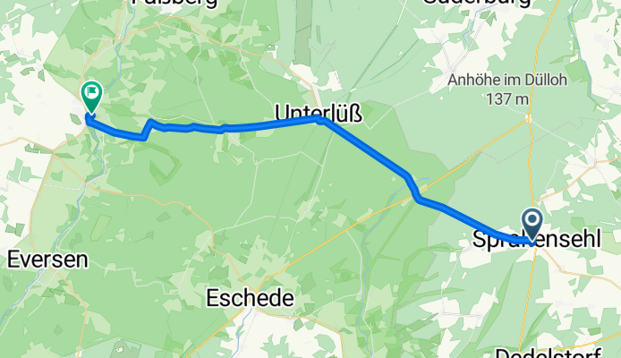 Sprakensehl nach Hermannsburg