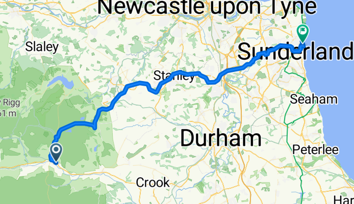 C2C day 3 Stanhope to Sunderland