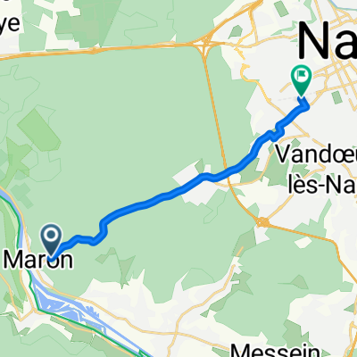 De 99B Rue de Nancy, Maron à 22 Avenue Pierre Curie, Laxou