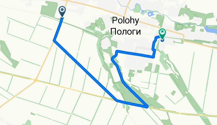 От Чкалова улица, Пологи до Челюскина улица, Пологи