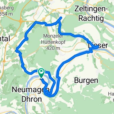 Eifel-Lieser Radtour 45 km