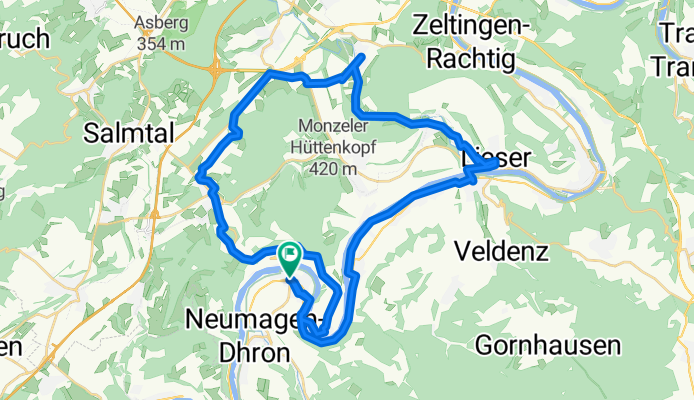 Eifel-Lieser Radtour 45 km