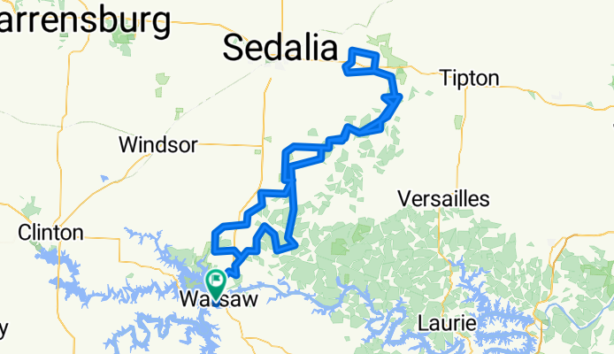 Drake Harbor Trail, Warsaw to Drake Harbor Trail, Warsaw