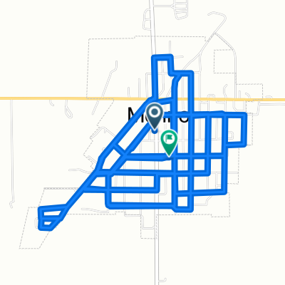 Restful route in Menno