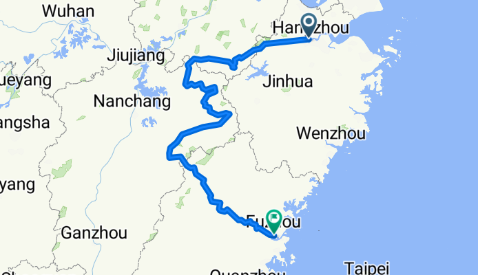 杭州-黃山-宏村-黟縣-西递-景德鎮-婺源-三清山-龍虎山-武夷山_南平市-福州