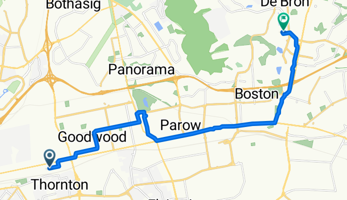 Voortrekker Road, Cape Town to Old Oak Road, Cape Town