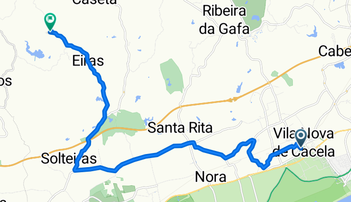 Avenida Manuel G. Rosa Mendes 96, Vila Nova de Cacela to EM1234