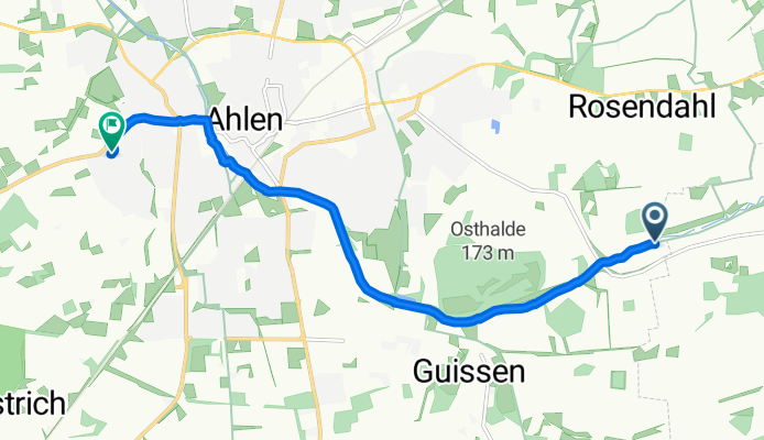 Alte Ahlener Straße, Beckum nach Katharina-Busch-Weg 24, Ahlen