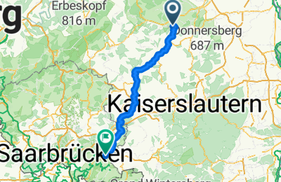 Route in der Bikemap App öffnen