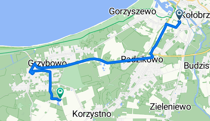 Śliwińskiego 4, Kołobrzeg nach Unnamed Road, Stary Borek