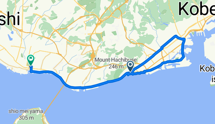 山陽須磨-湊川公園-和田岬-JR明石